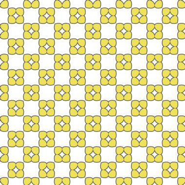 Geometrik şekilli kusursuz desen vektör çizimi