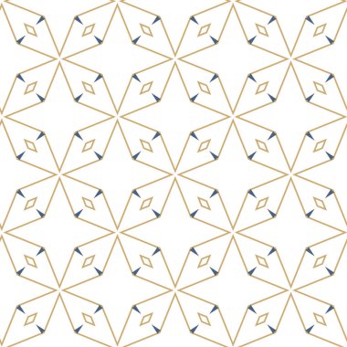 Geometrik şekilli kusursuz desen çizimi