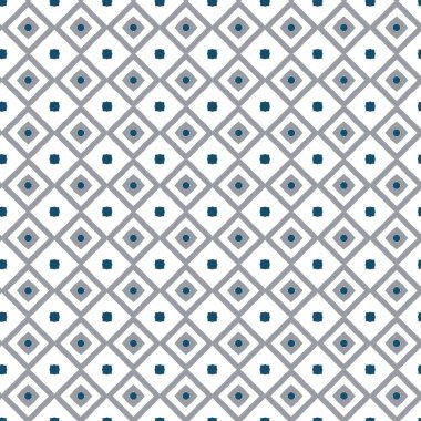 Geometrik şekilli kusursuz desen vektör çizimi