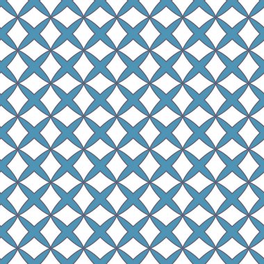 Geometrik şekilli kusursuz desen vektör çizimi