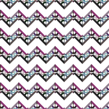 Geometrik şekilli kusursuz desen vektör çizimi