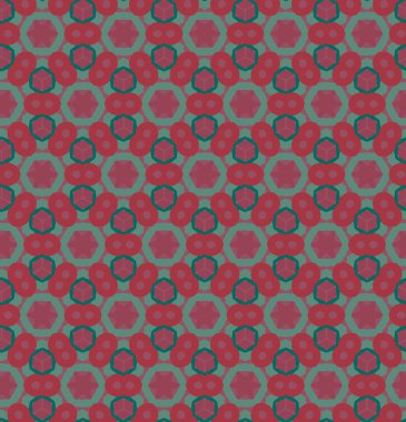 Geometrik şekilli kusursuz desen vektör çizimi
