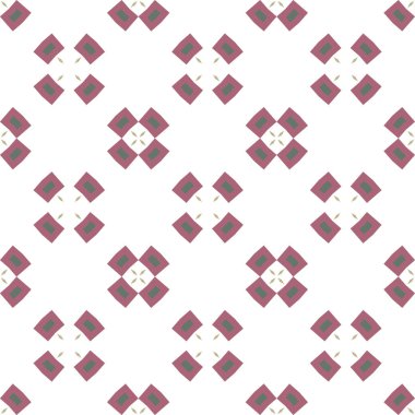 Geometrik şekilli kusursuz desen vektör çizimi