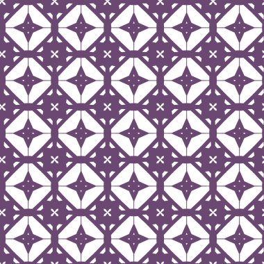 Geometrik şekilli kusursuz desen vektör çizimi