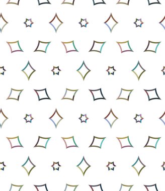 Geometrik şekilli kusursuz desen çizimi