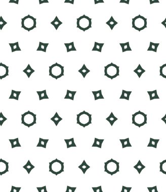 Geometrik şekilli kusursuz desen vektör çizimi