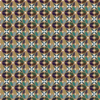 Geometrik şekilli kusursuz desen çizimi