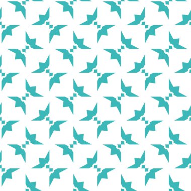 Geometrik şekilli kusursuz desen vektör çizimi