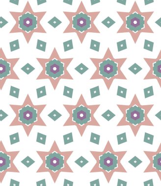 Geometrik şekilli kusursuz desen çizimi