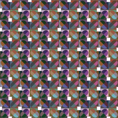 Geometrik şekilli kusursuz desen çizimi