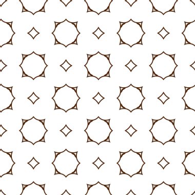 Geometrik şekilli kusursuz desen vektör çizimi