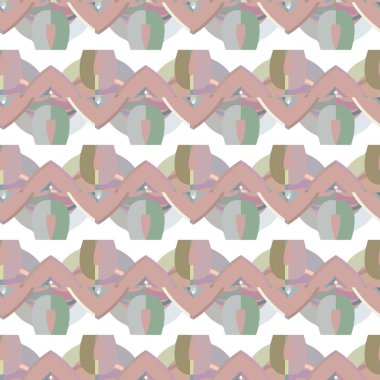 Geometrik şekilli kusursuz desen vektör çizimi