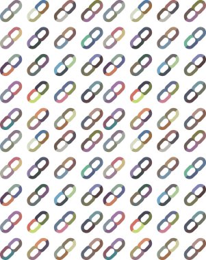 Geometrik şekilli kusursuz desen vektör çizimi