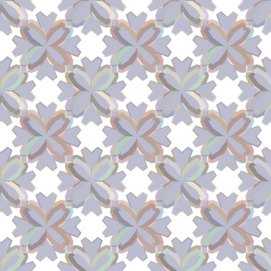 Geometrik şekilli kusursuz desen vektör çizimi