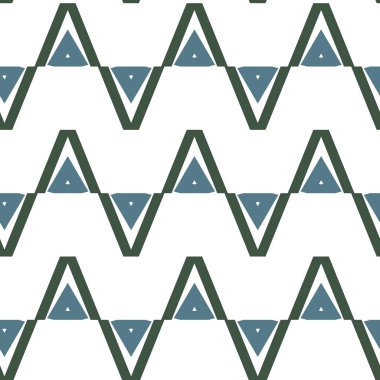 Geometrik şekilli kusursuz desen çizimi