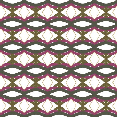 Geometrik şekilli kusursuz desen vektör çizimi