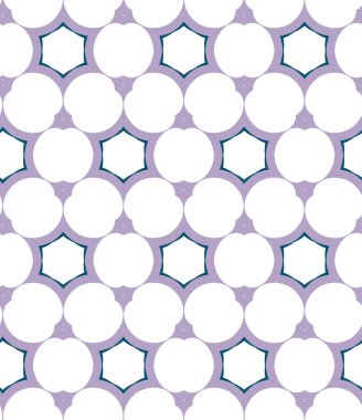 Geometrik şekilli kusursuz desen çizimi