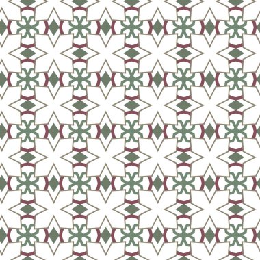 Geometrik şekilli kusursuz desen çizimi