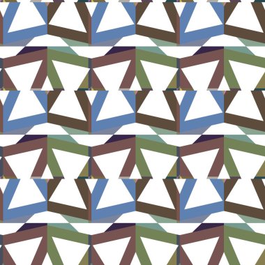 Geometrik şekilli kusursuz desen çizimi