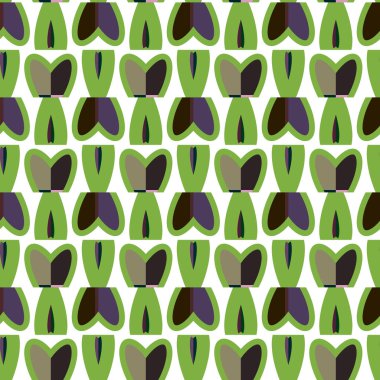 Geometrik şekilli kusursuz desen vektör çizimi