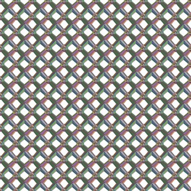 Geometrik şekilli kusursuz desen vektör çizimi