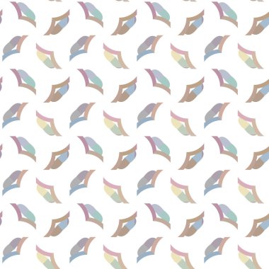 Geometrik şekilli kusursuz desen vektör çizimi