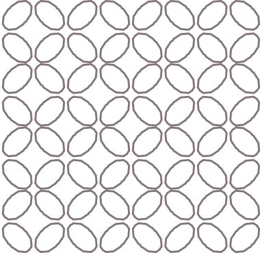 Geometrik şekilli kusursuz desen çizimi