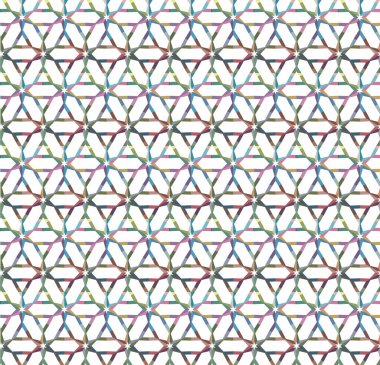 Geometrik şekilli kusursuz desen vektör çizimi