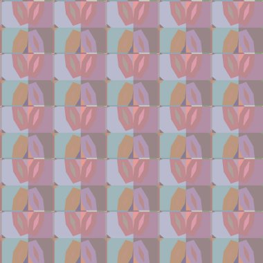 Geometrik şekilli kusursuz desen çizimi