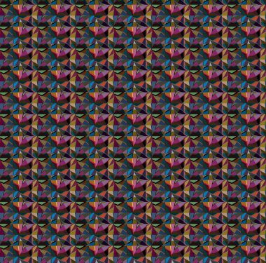 Geometrik şekilli kusursuz desen çizimi