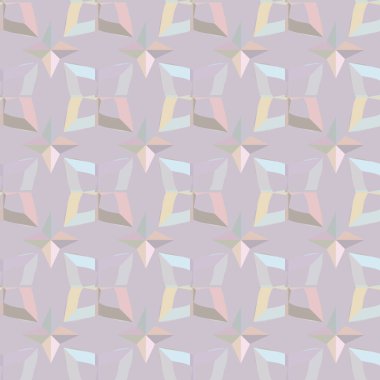 Geometrik şekilli kusursuz desen vektör çizimi