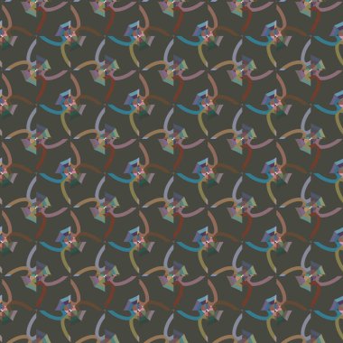 Geometrik şekilli kusursuz desen çizimi