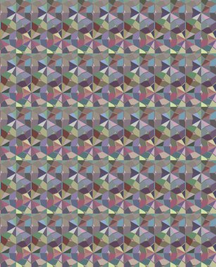 Geometrik şekilli kusursuz desen vektör çizimi