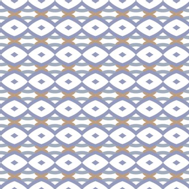 Geometrik şekilli kusursuz desen vektör çizimi