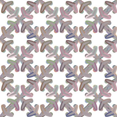 Geometrik şekilli kusursuz desen çizimi