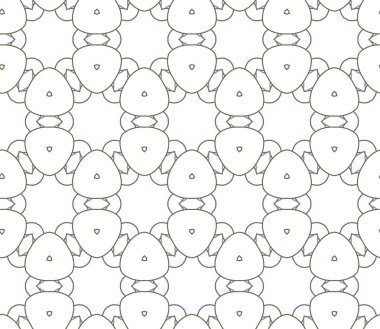 Geometrik şekilli kusursuz desen çizimi