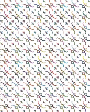 Geometrik şekilli kusursuz desen çizimi