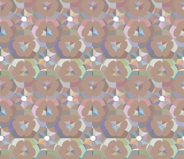 Geometrik şekilli kusursuz desen çizimi