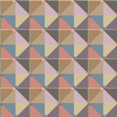 Geometrik şekilli kusursuz desen çizimi