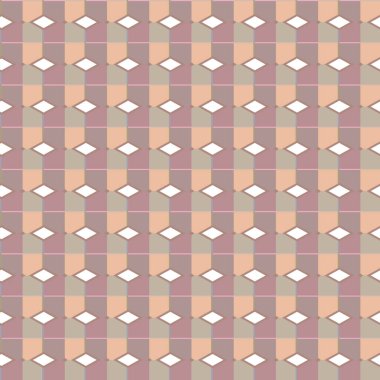 Geometrik şekilli kusursuz desen vektör çizimi