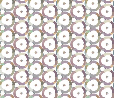 Geometrik şekilli kusursuz desen vektör çizimi