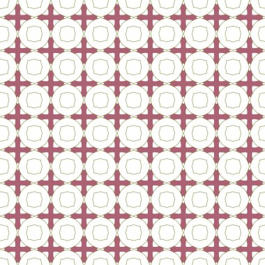 Geometrik şekilli kusursuz desen vektör çizimi