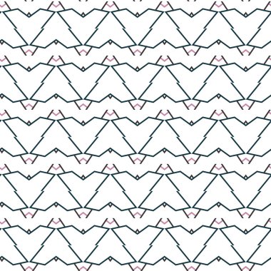 Geometrik şekilli kusursuz desen vektör çizimi