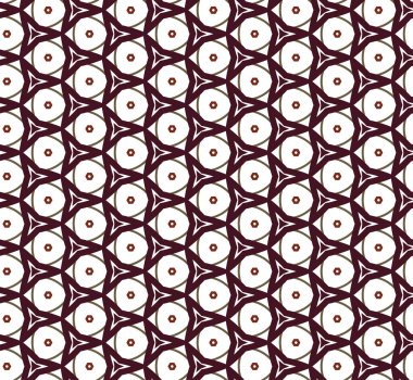 Geometrik şekilli kusursuz desen çizimi