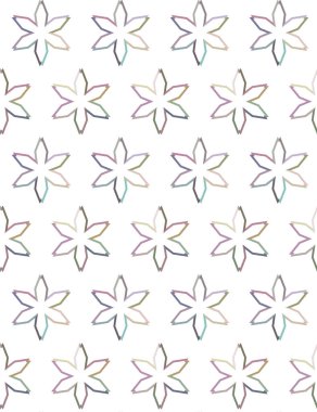 Geometrik şekilli kusursuz desen vektör çizimi