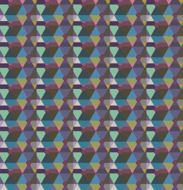 Geometrik şekilli kusursuz desen çizimi