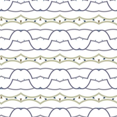 Geometrik şekilli kusursuz desen vektör çizimi
