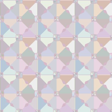 Geometrik şekilli kusursuz desen vektör çizimi