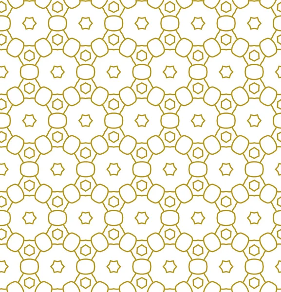 Seamless Pattern Geometric Shapes Vector Illustration — Stock Vector