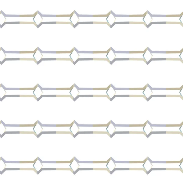 Bezszwowy Wzór Geometrycznych Kształtów Wektor Ilustracji — Wektor stockowy